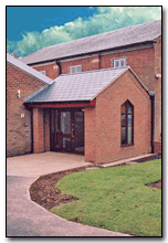 front view of new church entrance