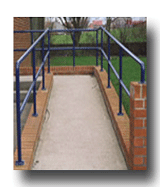 Photo of ramp and handrails